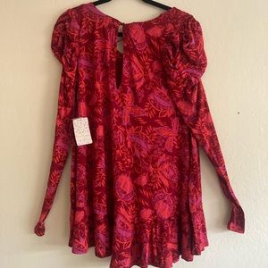 Free People Tunic Dress Red - XS - NWT